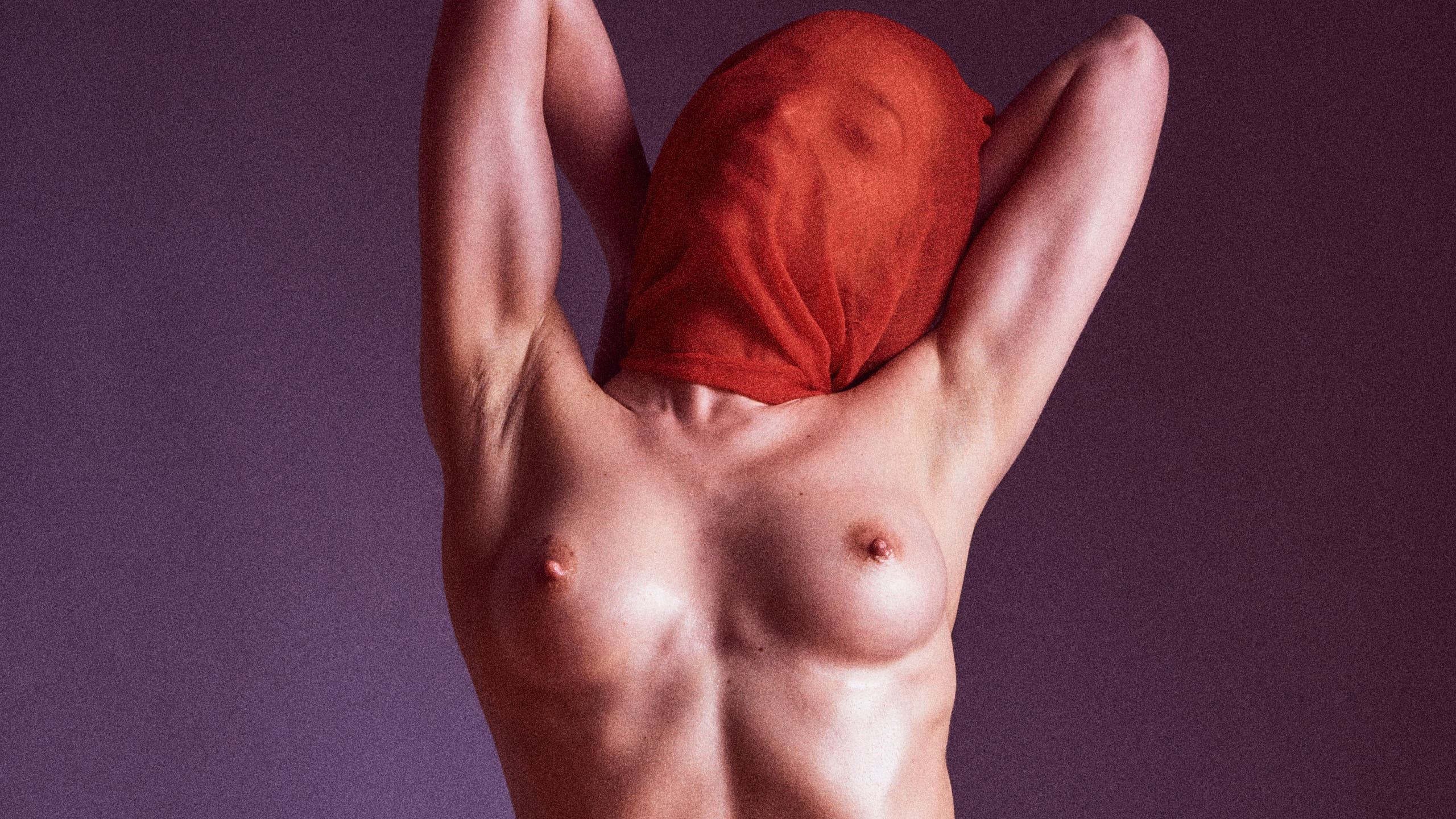 Galina in Red Head by Cinaed Dane