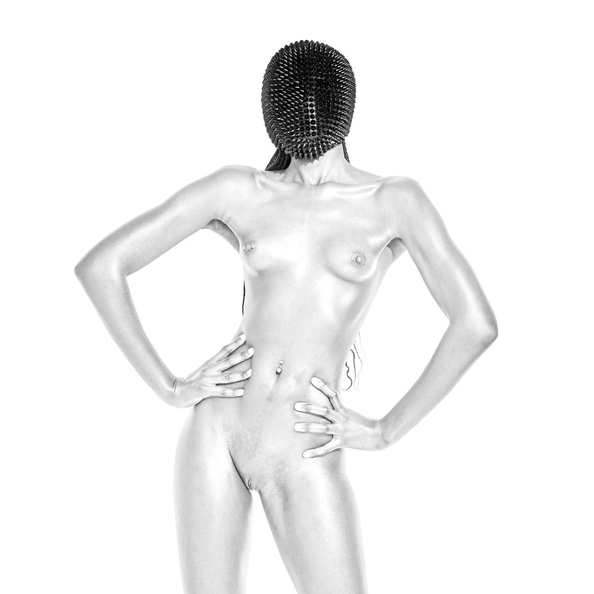 Silver Body 1 - NFT nude art by Cinaed Dane