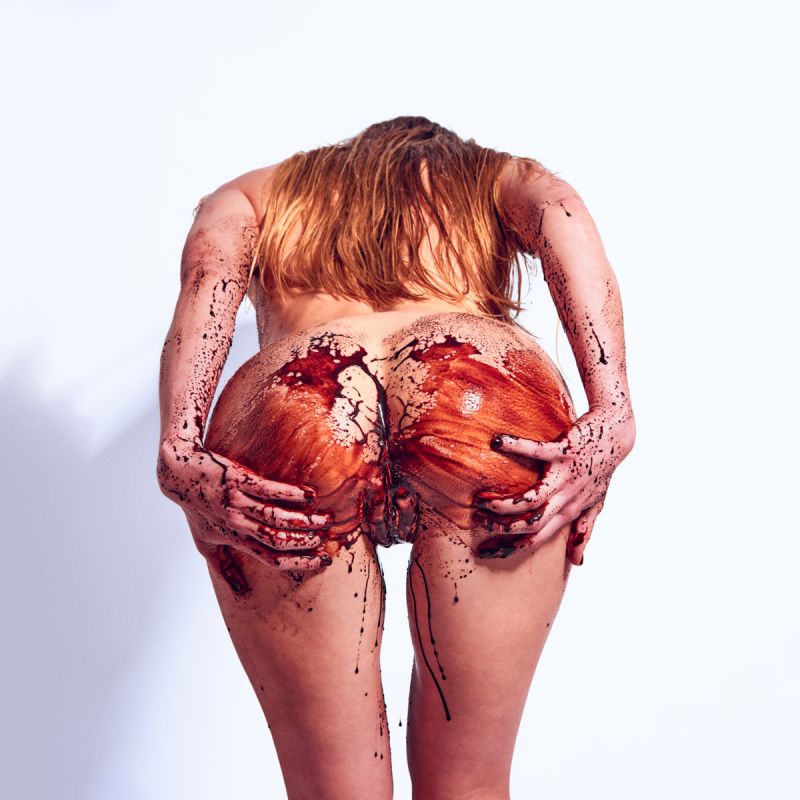 Galina Fedorova long legs nude model Chocolate Covered Nude messy photographer Cinaed Dane