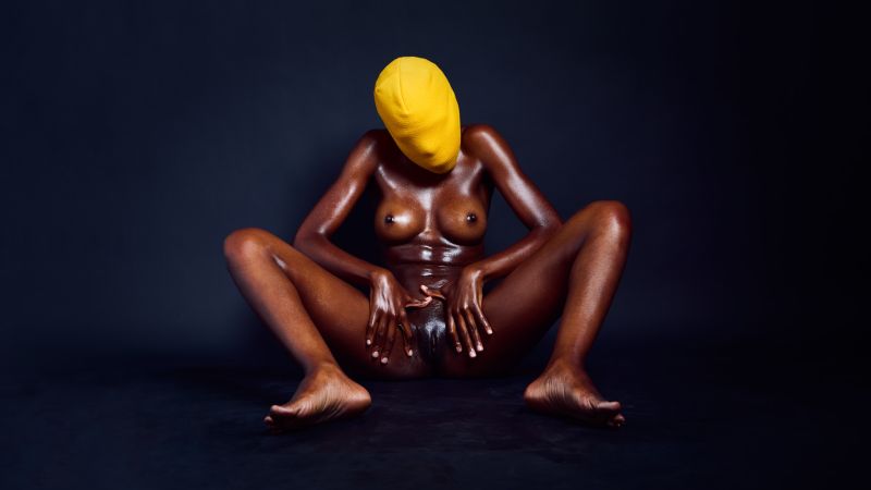 Yellowhead anonymous dark-skinned contrast restraint photographer Cinaed Dane