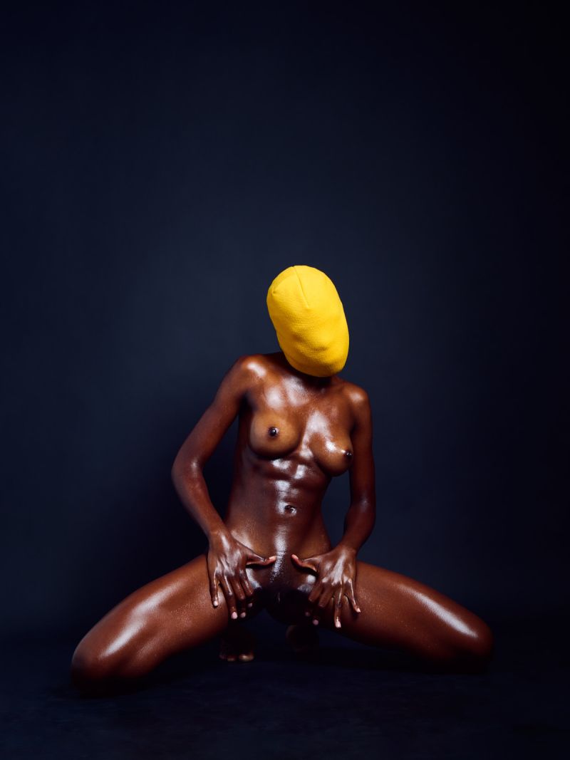 Fine art erotic photography emphasizing anonymity and color