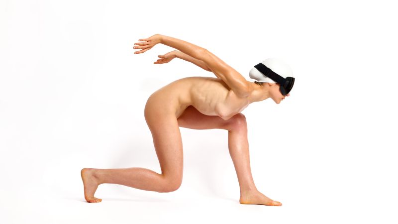 Olena contemporary anonymous futuristic nude photography Cap I petite fit Cinaed Dane